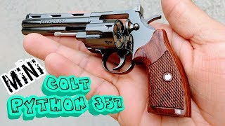 Mini Arma Colt Python 357 Magnum  Miniature Gun [upl. by Talie]