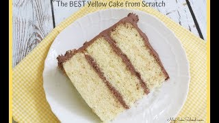 Yellow Cake from Scratch [upl. by Schwing]