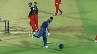 Avesh khan throws away helmet To Celebrate Win against RCB  RCB vs LSG [upl. by Hollister346]