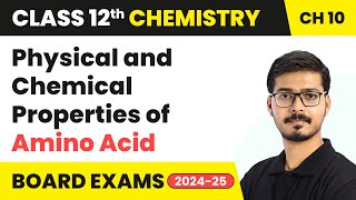 Physical and Chemical Properties of Amino Acid  Biomolecules  Class 12 Chemistry Chapter 10  CBSE [upl. by Amada450]