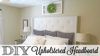 DIY Upholstered Headboard [upl. by Netta]