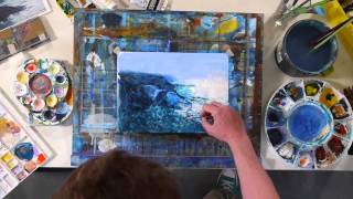 Glyn Macey Timelapse Acrylic Paints [upl. by Ynohtnad]