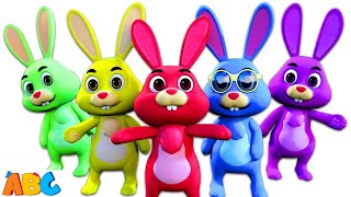 Easter Bunny Hop Easter Song  More Nursery Rhymes amp Kids Songs AllBabiesChannel [upl. by Anaihsat]