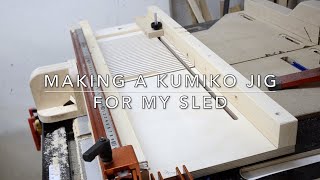 Making a larger Kumiko jig for my table saw sled [upl. by Jaquenetta75]