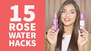 15 Amazing Uses of Rose Water You MUST Know  Anubha Makeup amp Beauty [upl. by Waters]