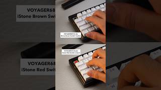 Voyager68 v2 Lite New Switches pressplayid mechanicalkeyboard typingtest [upl. by Llehsram479]