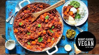 ULTIMATE CHILLI CON CARNE amp GUAC  avantgardevegan by Gaz Oakley [upl. by Brittne213]