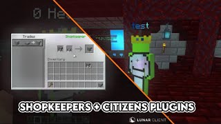 Shopkeepers  Citizens Plugin Tutorial  Links In Desc [upl. by Anayi]