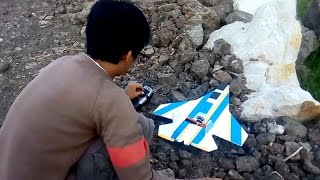 Micro Jet RC Foam Plane Test Flying [upl. by Stila]