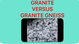 Granite or Granite Gneiss [upl. by Eendys]