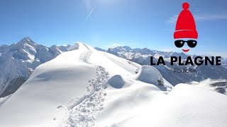 La Plagne Off Piste Grande Rochette 4K [upl. by Refinnej]