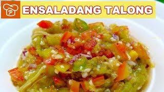 How to Make Ensaladang Talong  Pinoy Easy Recipes [upl. by Atsahc]