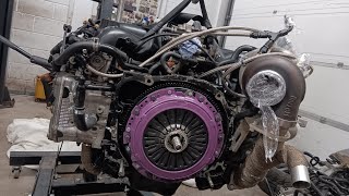 My subaru wr1 600bhp journey part 2 engine installation [upl. by Johen134]