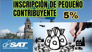 Inscripción de Pequeño Contribuyente 5 en Guatemala 2024 [upl. by Peednas410]