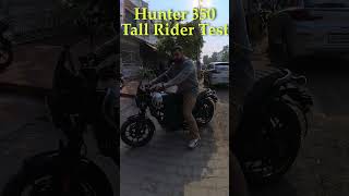 Hunter 350 tall rider seat height test royalenfield yezdi jawa hunter350 royalenfieldhunter [upl. by Molloy497]