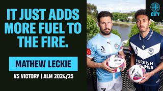 🎤 PLAYER PREVIEW  Mathew Leckie  Melbourne Derby  241024 [upl. by Launce]