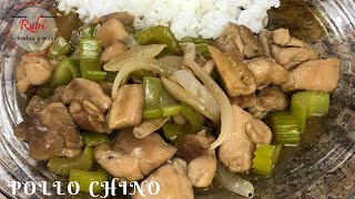 POLLO estilo CHINO con apio y cebolla muy RICO y sencillo [upl. by Jerusalem]