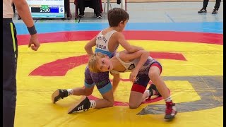 Wrestling  Ringen Sparkassenpokal Jena Jugend C 31 kg Freestyle Gliniorz  Bartsch [upl. by Namyh278]