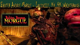 The Baxter Avenue Morgue  4K HD haunted house walkthrough Louisville Ky 2021 [upl. by Anawait682]