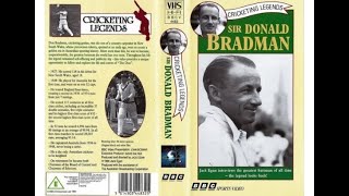 Cricketing Legends Sir Donald Bradman 1991 UK VHS [upl. by Storz]