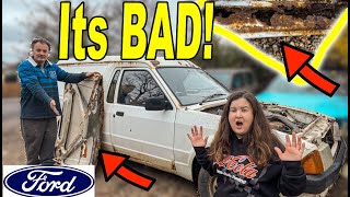 BARN FIND Ford is VERY bad MORE RUST [upl. by Anale]