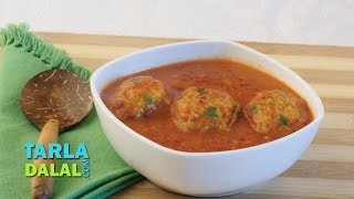 Lauki Kofta Curry Healthy Heart Recipe by Tarla Dalal [upl. by Eanar80]