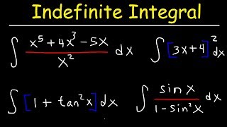 Indefinite Integral [upl. by Whitebook]