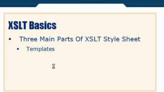 XML Tutorial 55 XSLT Basics [upl. by Ahsytal103]