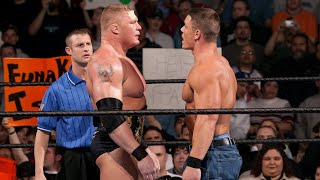 Every John Cena vs Brock Lesnar match ever WWE Playlist [upl. by Coward]