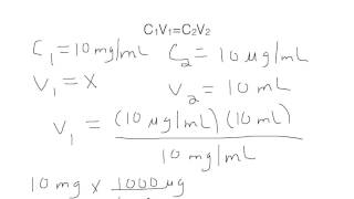 How to Use the Dilution Equation [upl. by Otero]