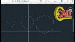 Learning AutoCAD 2013 Tutorial 3 Introduction to Drawing [upl. by Baily]