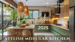 Stylish Modular Kitchens Latest Colour Combinations and Cabinet Designs for 2025 [upl. by Cresa962]