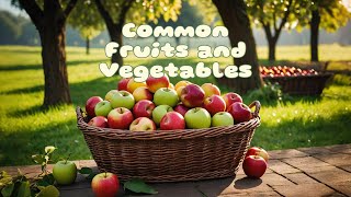 Common Fruits and Vegetables [upl. by Dexter647]