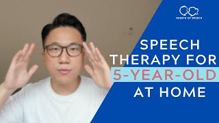 Speech Therapy for 5 Year Old at Home  Tips from a Speech Therapist [upl. by Vinnie961]