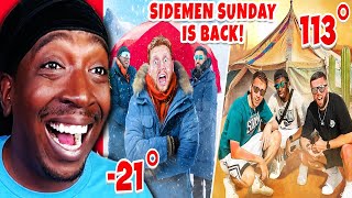 Reaction To SIDEMEN HOT VS COLD CAMPING EXTREME [upl. by Shaff]