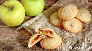 BISCOTTI Cuor di Mela VEGAN  Polvere di Riso [upl. by Tyika414]