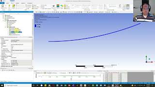 Nonlinear Geometry and Large Displacement Analysis  FEA using ANSYS  Lesson 7 [upl. by Neo]