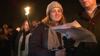 Goring amp Streatleys Spectacular Torchlight Procession Carol Singing amp Bonfire  2018 [upl. by Netsirc]