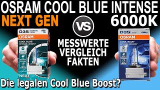 Osram Cool Blue Intense Next Gen Vergleich Messwerte Fakten  Die neuen legalen Cool Blue Boost [upl. by Eniretac]