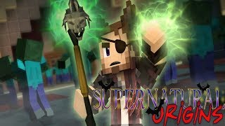 THE NECROMANCER STAFF  Minecraft Supernatural Origins 30 Werewolf Modded Roleplay [upl. by Ssyla]