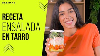 ¡ENSALADA EN TARRO RECETA FÁCIL EN 5 MINUTOS 🥗🕛 [upl. by Gronseth821]