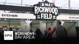 Game at Rickwood Field honors Willie Mays and Negro Leagues [upl. by Silver]