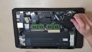 Dell Latitude E7270 How to disassembly and Clean [upl. by Glaser473]