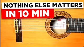 Gitarre lernen für Anfänger  Nothing else matters  einfach erklärt [upl. by Airbma681]