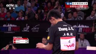 2013 WTTC msfinal ZHANG Jike  WANG Hao HD Full MatchChinese [upl. by Nylteak519]