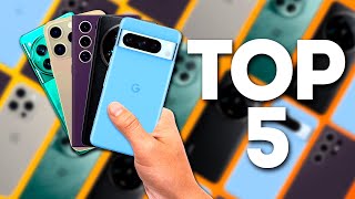 Los 5 MEJORES SMARTPHONES De 2024  TOP 5 MÓVILES 2024 [upl. by Asiuqram]