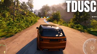 Test Drive Unlimited Solar Crown Range Rover Sport SVR offroad gameplay  4K 60 FPS [upl. by Ansel]