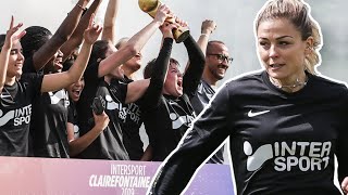 LA TEAM FOOTPACK AVEC LAURE BOULLEAU À CLAIREFONTAINE AVEC INTERSPORT [upl. by Bordie]