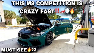 THIS TUNED M8 COMPETITION IS CRAZY FAST‼️🏎️💨 MUST SEE🔥 [upl. by Lait]