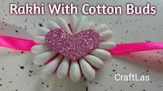 DIY Rakhi Making With Waste materials How To  CraftLas [upl. by Tomasz923]